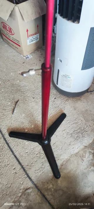 Lámpara de pie industrial antigua