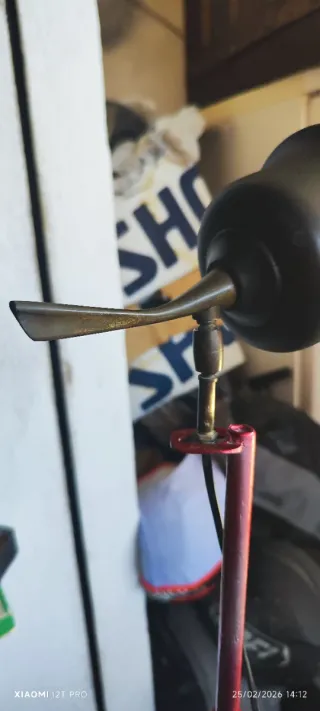 Lámpara de pie industrial antigua