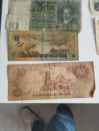 Colección de billetes antiguos