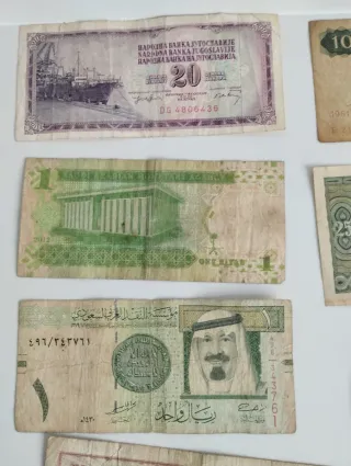 Colección de billetes antiguos
