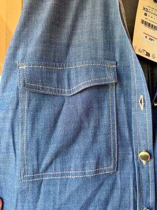 Camisa vaquera Zara azul