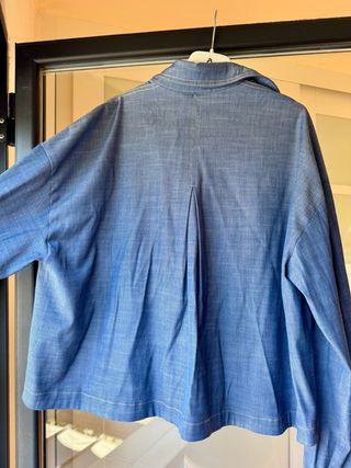 Camisa vaquera Zara azul