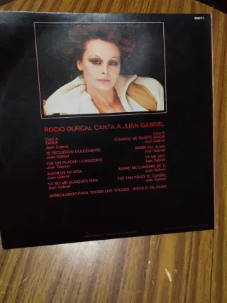 Vinilo Rocío Dúrcal canta a Juan Gabriel