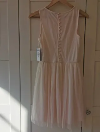 Vestido Zara rosa talla L