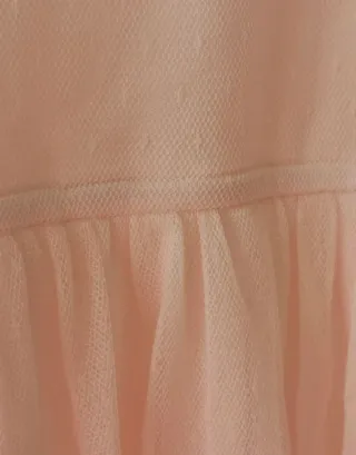 Vestido Zara rosa talla L