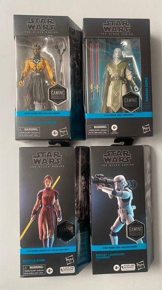 Lote 4 figuras Star Wars Gaming Greats