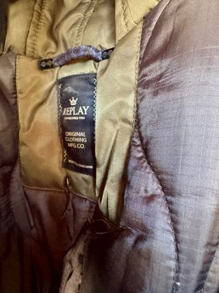 Chaqueta Replay Verde Militar Talla M