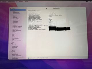 MacBook Pro 13,3 pulgadas 2016 i5 16GB RAM 1TB SSD