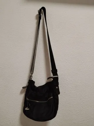Bolso bandolera Lacoste negro