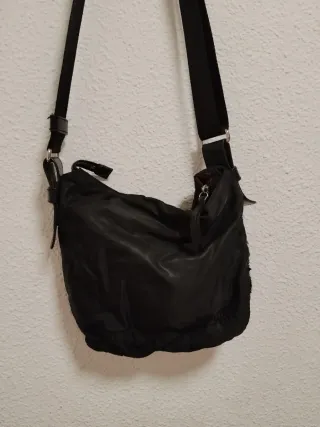 Bolso bandolera Lacoste negro