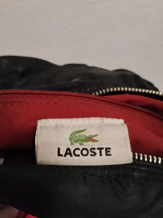 Bolso bandolera Lacoste negro