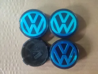 Tapabujes Volkswagen 55mm centro rueda llanta logo