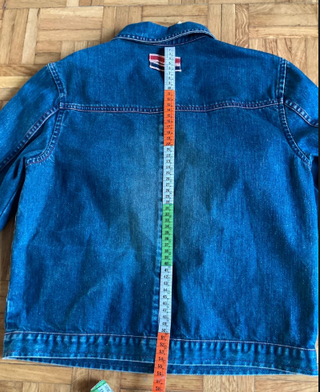 Chaqueta vaquera vintage cropped azul