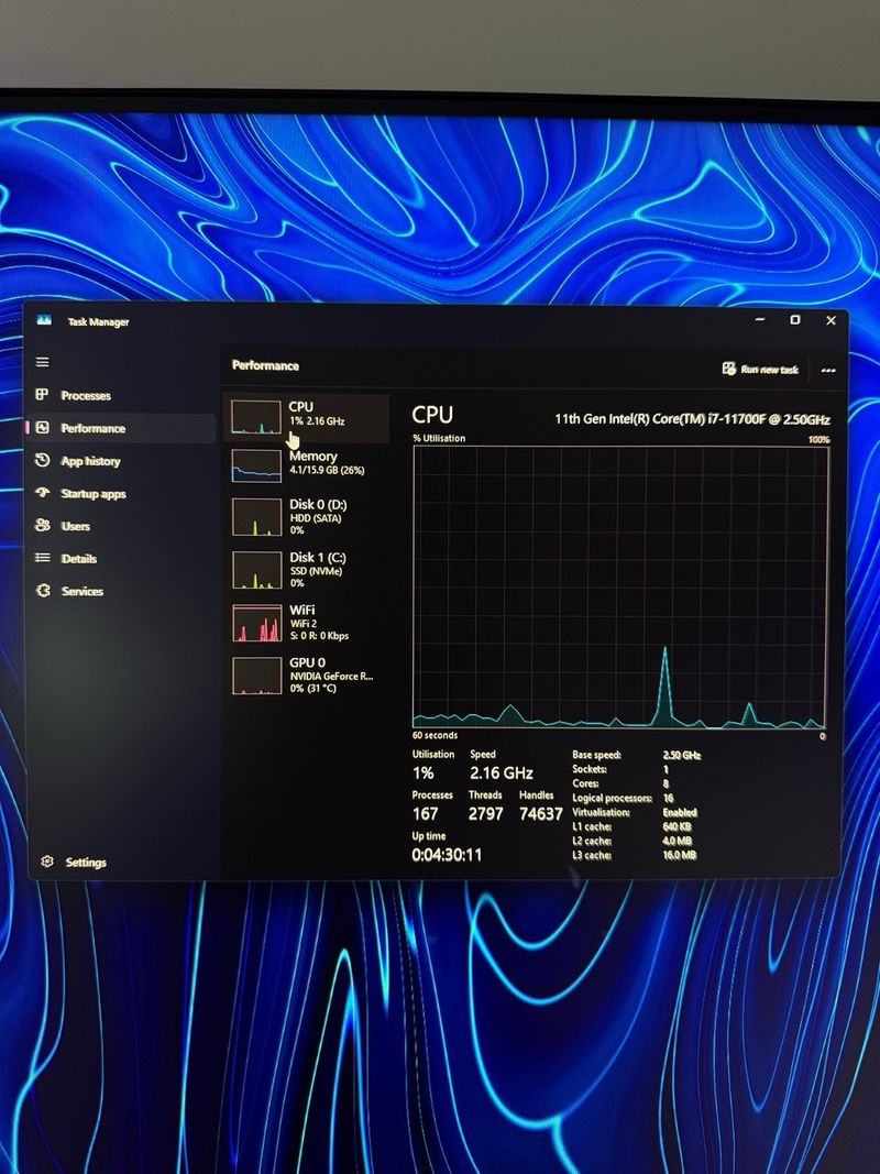 PC Gaming i7 + RTX 3070 Ti + 16 ram. Negociable! afbeelding 5