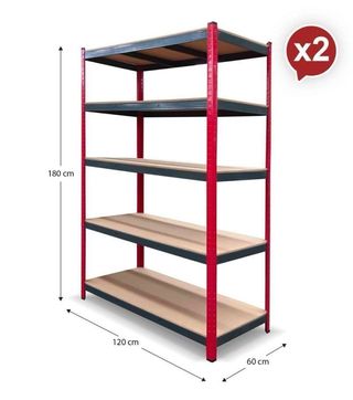 Estanteria galvanizada 2 unidades