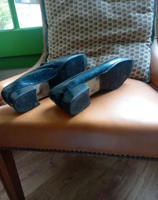 Zapatos negros de piel