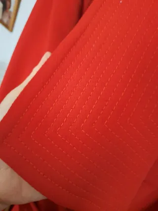 Chaqueta Zara Roja Cuello Grande Talla M