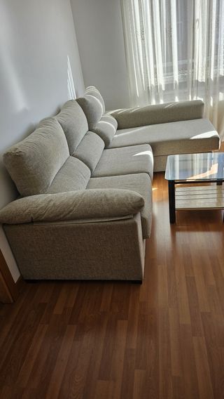 Sofá modular con chaiselongue