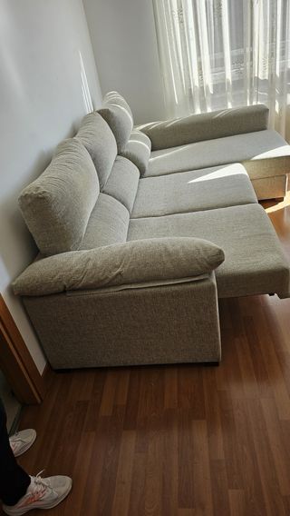 Sofá modular con chaiselongue