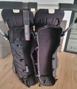 Carro Gemelar Bugaboo Donkey Negro