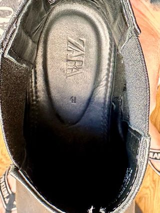 Botines Zara caballero negros