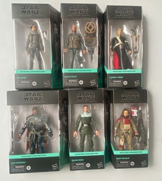 Lote 6 Figuras Star Wars Rogue One Black Series