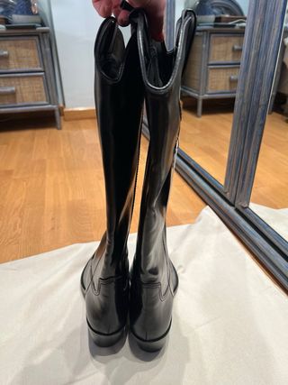 Botas altas cowboy negras