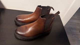 Botas Chelsea Hombre Marrones Suela Gruesa
