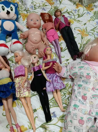 Lote de muñecas antiguas