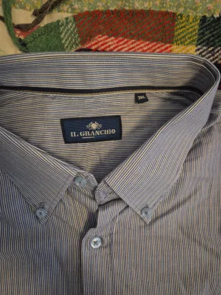 Camicia Il Granchio Uomo Manica Lunga Taglia 3XL