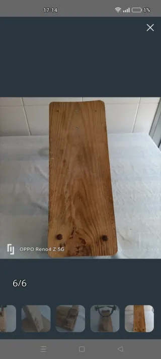 Soporte Jamonero Madera y Metal