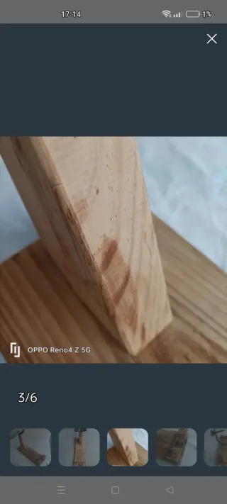 Soporte Jamonero Madera y Metal