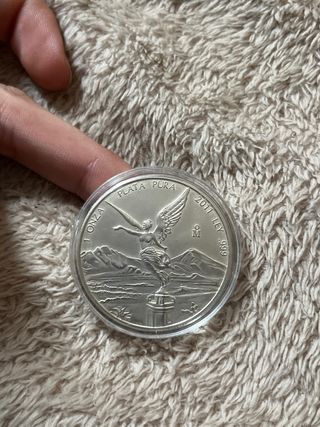 Onza Plata Pura Libertad México 2011