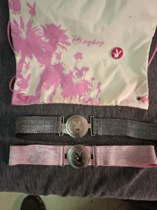Lote Playboy: Bolso y Cinturones