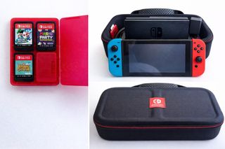 Nintendo Switch + 3 juegos + estuche + accesorios