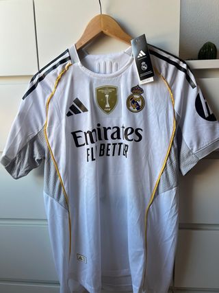 Camiseta Real Madrid Bellingham 5 parche liga