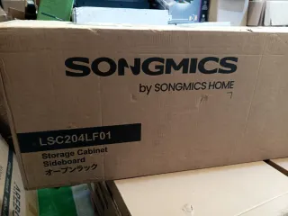 SONGMICS Armario de metal con puertas dobles