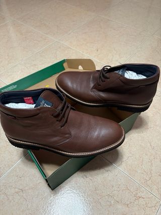 Botín piel Callaghan Talla 44 Marrón