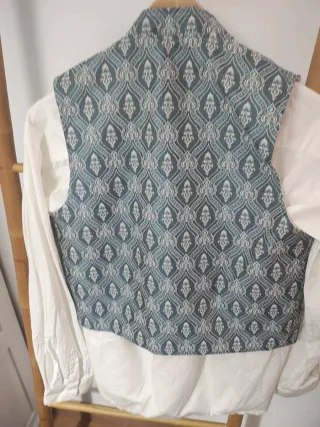 Chaleco y camisa fallero adulto