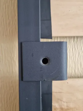 Somier metálico con lamas de madera