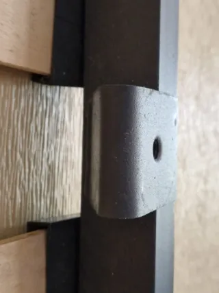 Somier metálico con lamas de madera