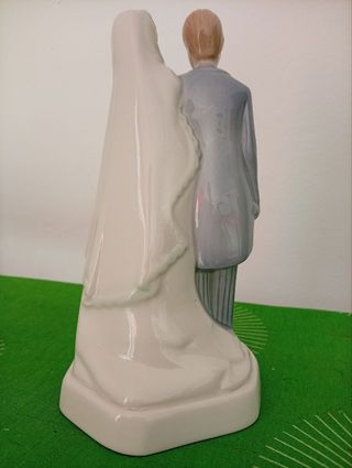 Pareja Novios Vintage Cerámica