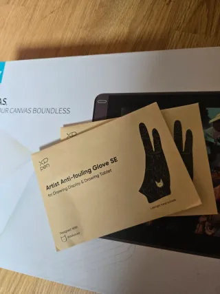 Tableta gráfica kamvas 13 + guantes