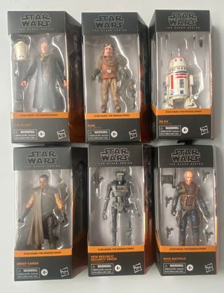 Lote 6 Figuras Star Wars The Mandalorian