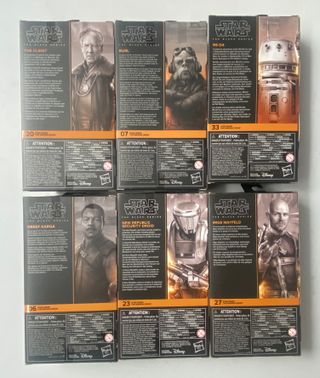 Lote 6 Figuras Star Wars The Mandalorian