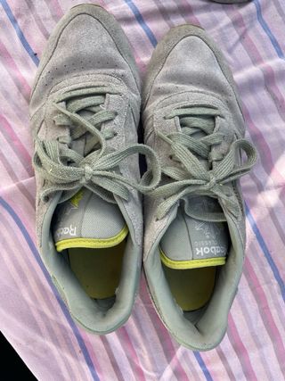 Zapatillas Reebok Classic Grises/Verdes