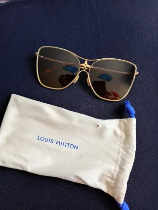 Gafas de Sol Louis Vuitton Doradas Marrones