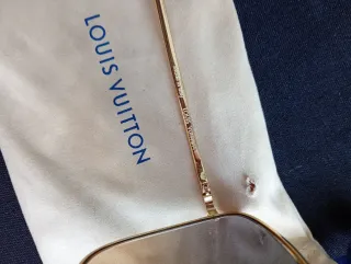 Gafas de Sol Louis Vuitton Doradas Marrones