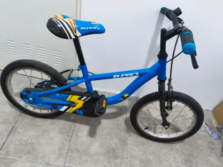 Bicicleta infantil B-Pro 16 azul