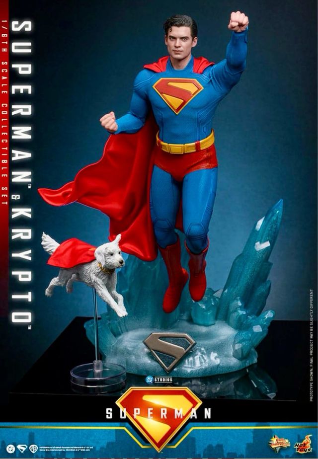 Hot Toys MMS812 Superman & Krypto 1:6 Set